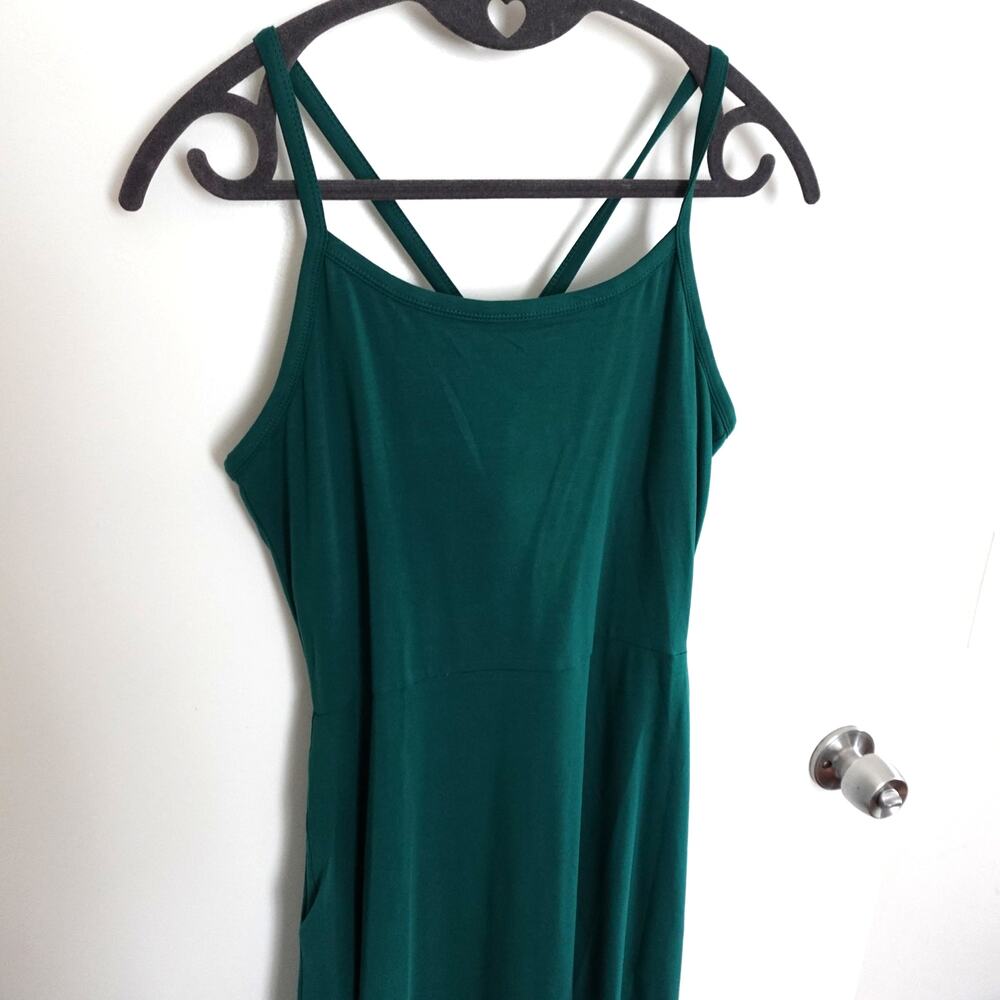 Pact Organic Cotton Women's M Fit & Flare Midi Dress Sustainable Casual Travel - Picture 3 of 11